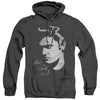 Elvis Presley - Simple Face Adult Heather Hoodie