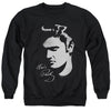 Elvis Presley - Simple Face Adult Crewneck Sweatshirt