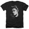 Elvis Presley - Simple Face Adult Regular Fit Heather Short Sleeve
