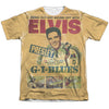 Elvis Presley - Gi Blues Adult Regular Fit Short Sleeve 65 - 35 Poly - Cotton