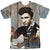 Elvis Presley - Woodgrain Adult Regular Fit Short Sleeve 100% Poly