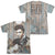 Elvis Presley - Woodgrain (Front - Back Print) Adult Regular Fit Short Sleeve 65 - 35 Poly - Cotton
