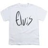 Elvis Presley - Sketchy Name Youth Short Sleeve