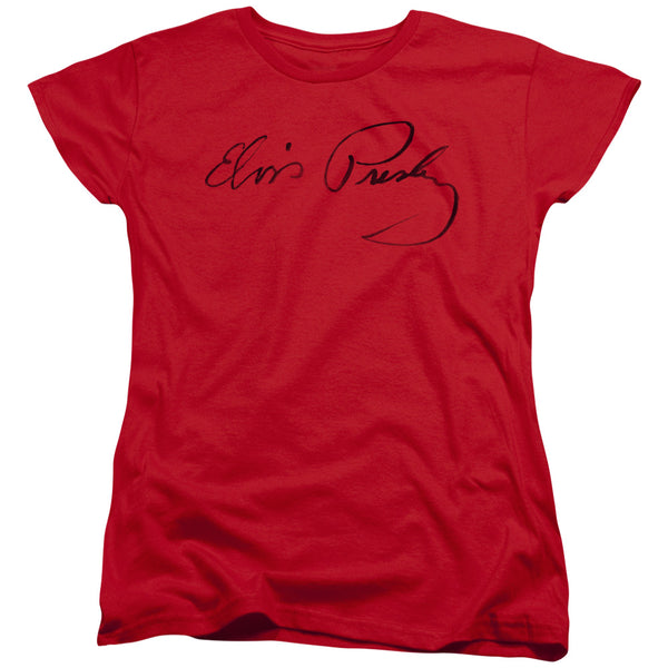 Elvis Presley - Signature Sketch Women's Short Sleeve