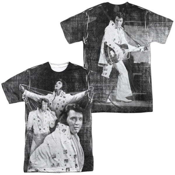 Elvis Presley - Legendary Performance (Front - Back Print) Adult Regular Fit Short Sleeve 100% Poly