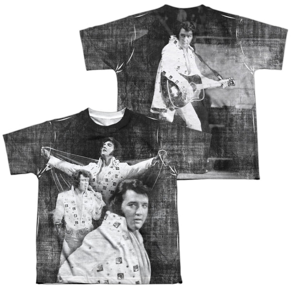 Elvis Presley - Legendary Performance (Front - Back Print) Youth Short Sleeve 100% Poly