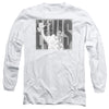 Elvis Presley - Aloha Gray Adult Long Sleeve