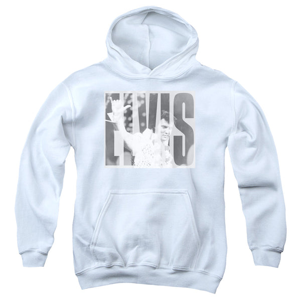 Elvis Presley - Aloha Gray Youth Hooded Sweatshirt