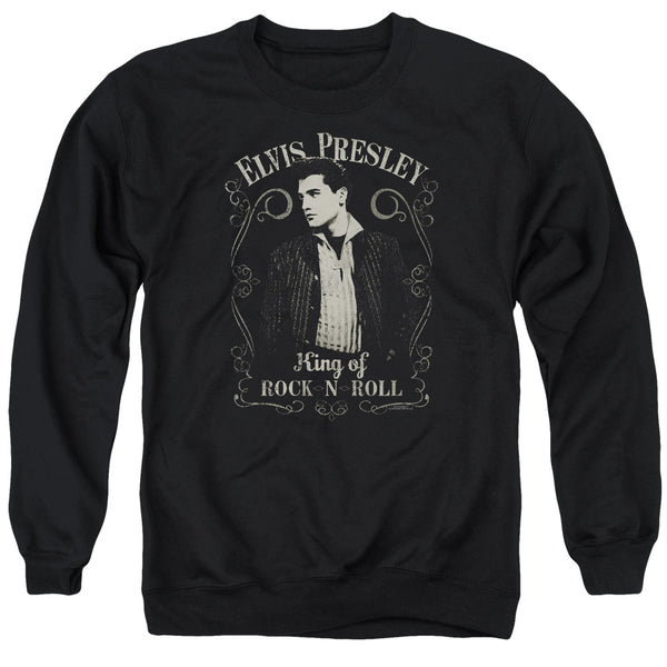 Elvis Presley - Rock Legend Adult Crewneck Sweatshirt
