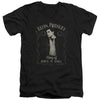 Elvis Presley - Rock Legend Adult Slim Fit V Neck Cotton