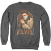 Elvis Presley - Stripes Adult Crewneck Sweatshirt