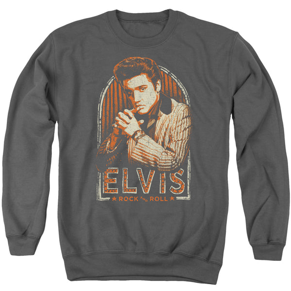 Elvis Presley - Stripes Adult Crewneck Sweatshirt
