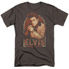 Elvis Presley - Stripes Adult Regular Fit Short Sleeve