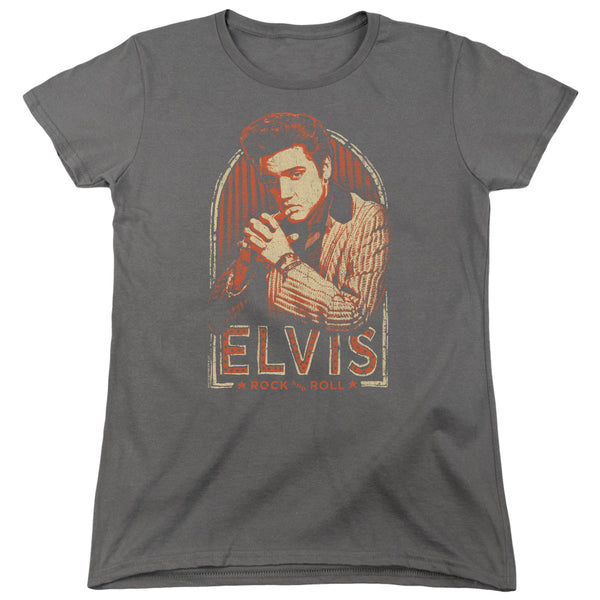 Elvis Presley - Stripes Women's Short Sleeve