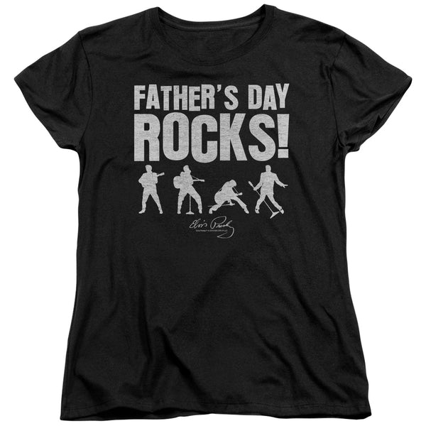 Elvis Presley - Fathers Day Rocks Women's Short Sleeve