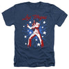 Elvis Presley - Vegas Superstar Adult Regular Fit Heather Short Sleeve