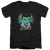 Elvis Presley - Neon King Adult Slim Fit V Neck Cotton