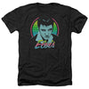 Elvis Presley - Neon King Adult Regular Fit Heather Short Sleeve