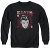Elvis Presley - Hail The King Adult Crewneck Sweatshirt