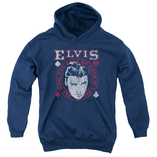 Elvis Presley - Hail The King Youth Hooded Sweatshirt
