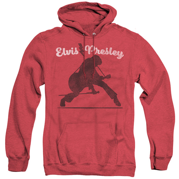 Elvis Presley - Overprint Adult Heather Hoodie