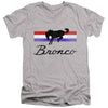 Ford Bronco - Bronco Stripes Adult Slim Fit V Neck Cotton