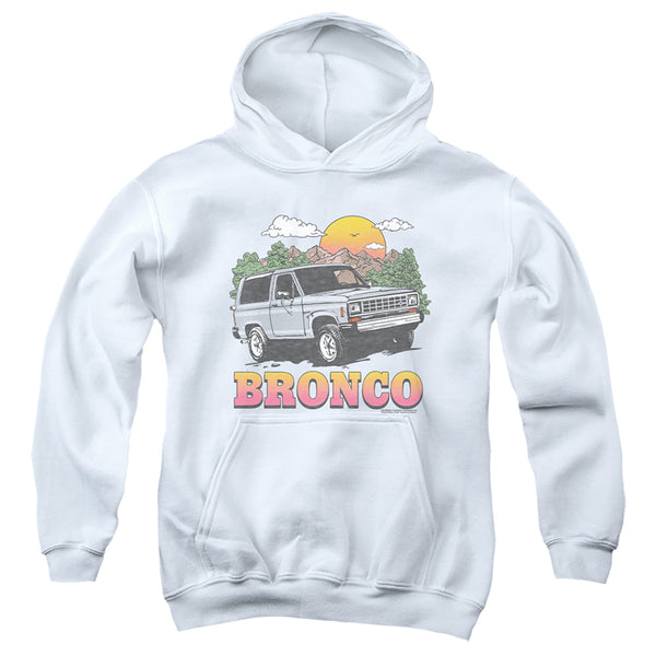 Ford Bronco - Bronco In The Mountains Youth Hooded Sweatshirt