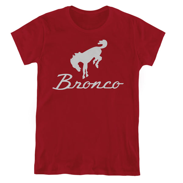 Ford Bronco - Chrome Bronco Logo Women's Short Sleeve