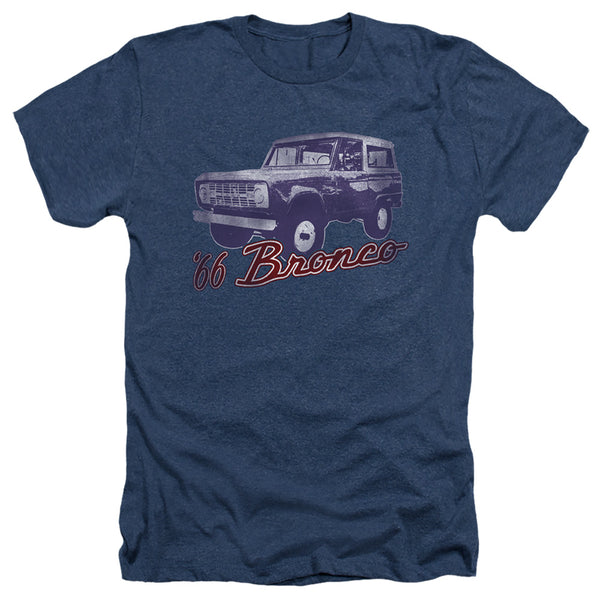 Ford Bronco - 66 Bronco Classic Adult Regular Fit Heather Short Sleeve