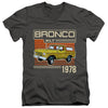 Ford Bronco - Bronco 1978 Adult Slim Fit V Neck Cotton