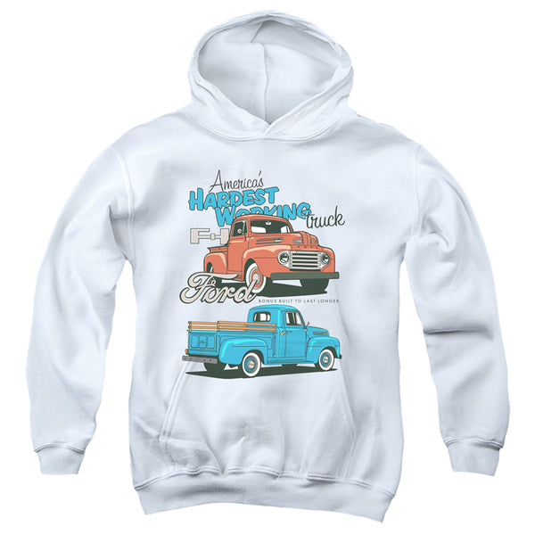 Ford Trucks - Hardest Working Youth Hooded Sweatshirt