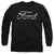 Ford - Chrome Ford Logo Adult Long Sleeve