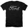 Ford - Chrome Ford Logo Adult Regular Fit Heather Short Sleeve
