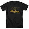 Ford Mustang - Pony Script Adult Regular Fit Short Sleeve