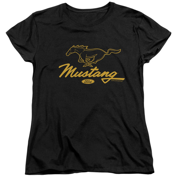 Ford Mustang - Pony Script Women's Short Sleeve