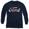 Ford - Flag Logo Adult Long Sleeve