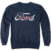 Ford - Flag Logo Adult Crewneck Sweatshirt