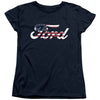 Ford - Flag Logo Women's Short Sleeve
