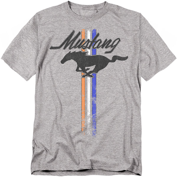 Ford Mustang - Mustang Stripes Adult Regular Fit Short Sleeve