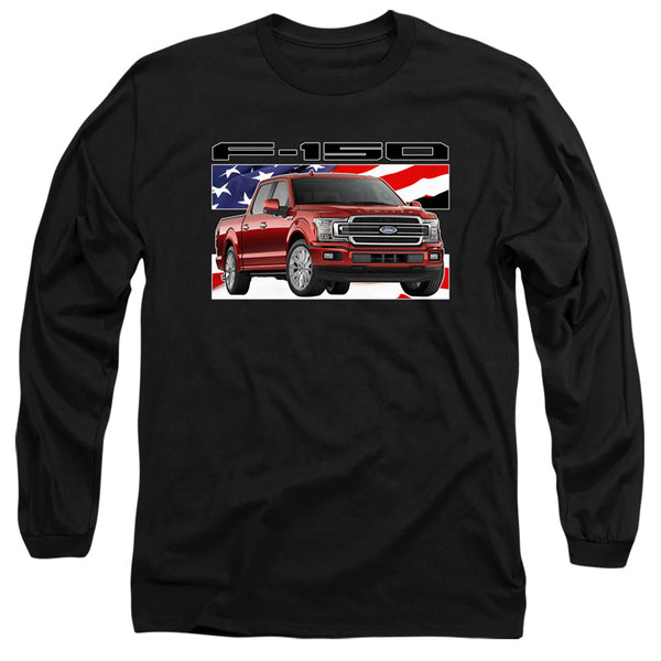 Ford Trucks - F 150 Flag Adult Long Sleeve