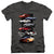 Ford Mustang - Mustang Stack Adult Slim Fit V Neck Cotton