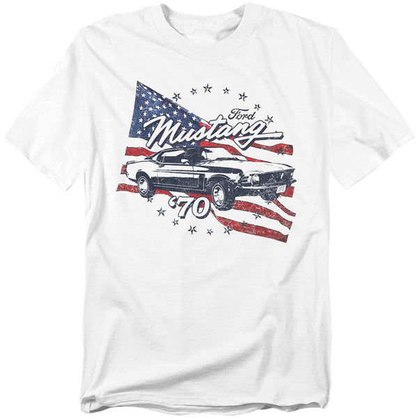 Ford Mustang - 70 Mustang Adult Regular Fit Short Sleeve