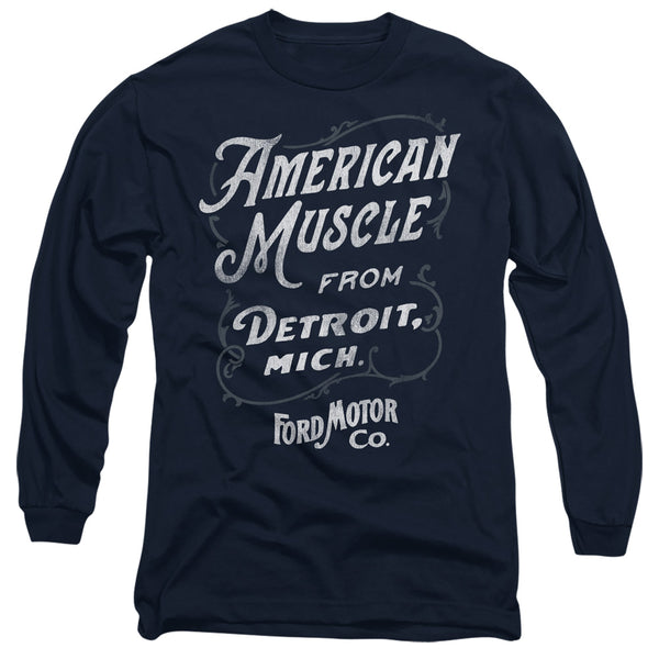 Ford - American Muscle Classic Script Adult Long Sleeve