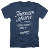 Ford - American Muscle Classic Script Adult Regular Fit Heather Short Sleeve