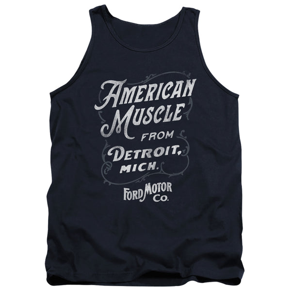 Ford - American Muscle Classic Script Adult Tank Top
