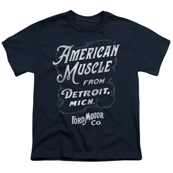 Ford - American Muscle Classic Script Youth Short Sleeve