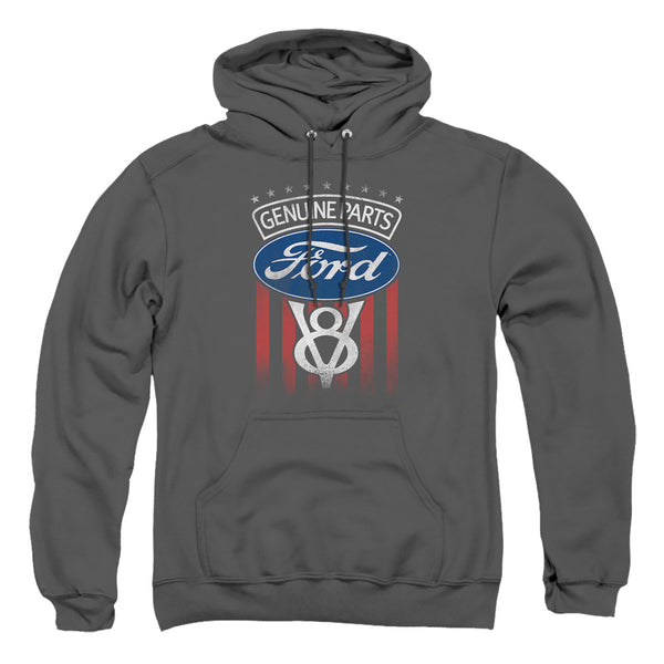 Ford - Genuine Parts Flag Adult Pullover Hoodie