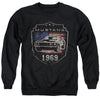 Ford - Mustang 1969 Flag Adult Crewneck Sweatshirt