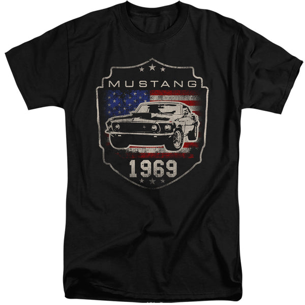 Ford - Mustang 1969 Flag Adult Tall Fit Short Sleeve