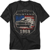 Ford - Mustang 1969 Flag Adult Regular Fit Short Sleeve